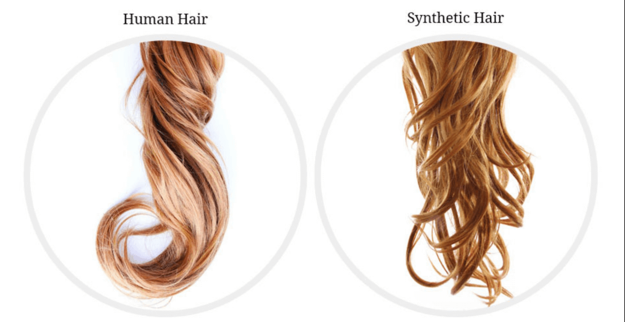 human hair vs synthetic hair extensions