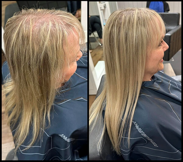 vlight hair extensions before and after1