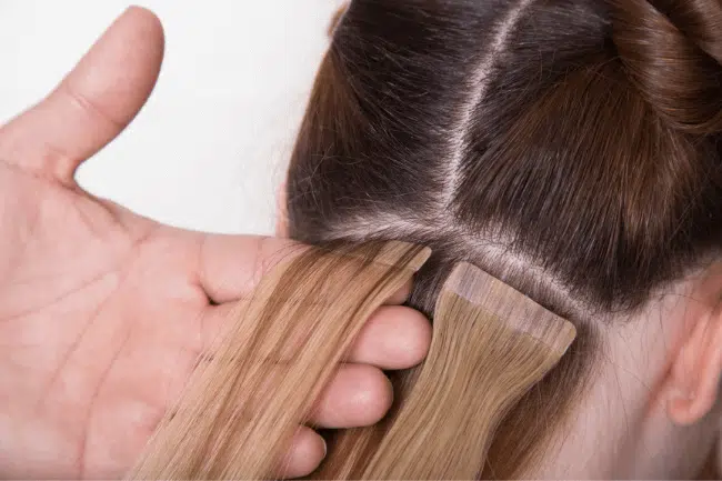 essential guide for how to install tape in hair extensions