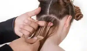 tape in hair extensions salon