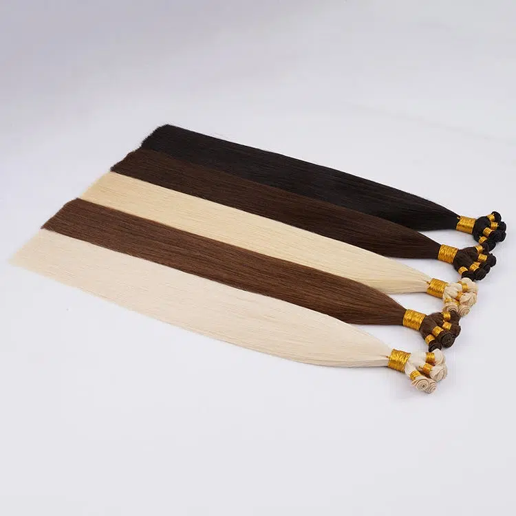 16 inch hand tied hair extensions2