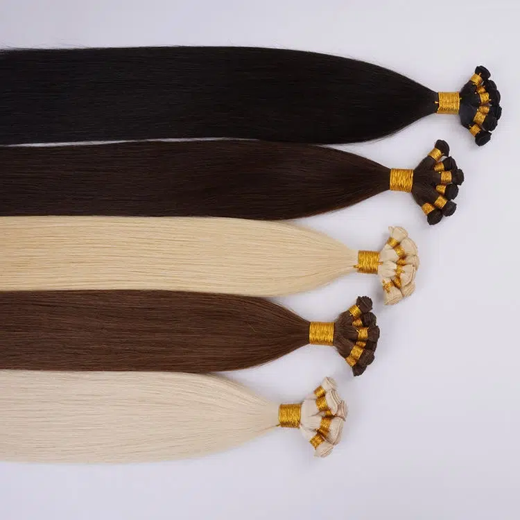16 inch hand tied hair extensions6
