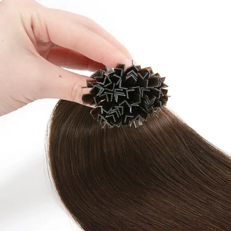 18 inch v tip hair extensions7