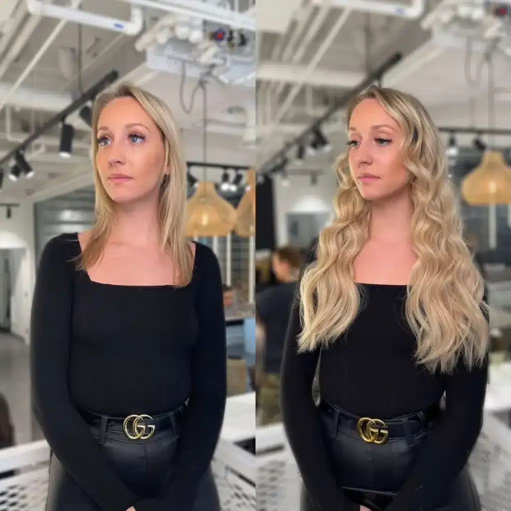before and after of 20 inch hair extensions extensions