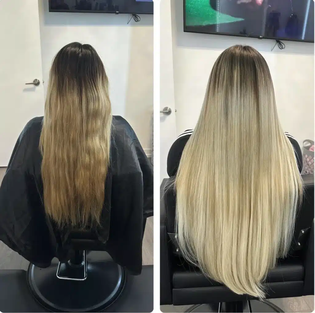before and after of 28 inch hair extensions extensions
