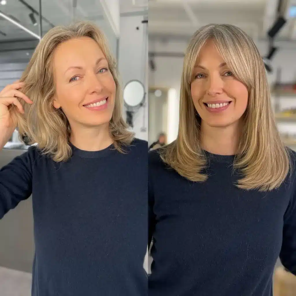 before and after of hair extensions extensions