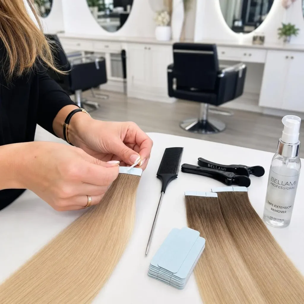 professional replacement tape for tape in hair extensions