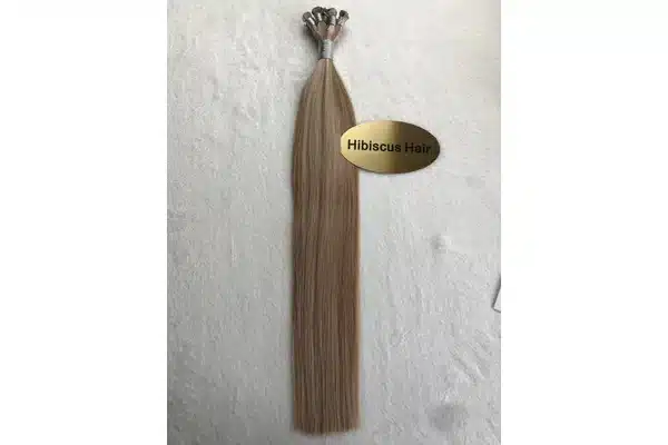 Hand tied weft hair extensions shown for salon volume and placement planning