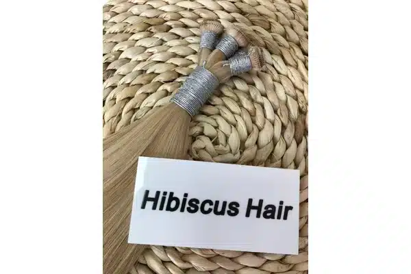 Hand tied weft hair extensions prepared for a salon buyer guide