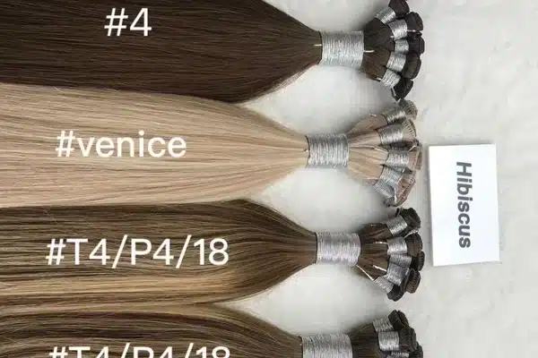 Human hair weft product inspection before wholesale ordering
