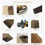 Tape Hair Extensions hair extensions prepared for a salon buyer guide