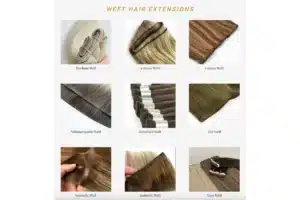 Product-only hair extension image for the Weft Hair Extensions vs Tape In Extensions: Which Fits a Salon Service Menu? buyer guide.