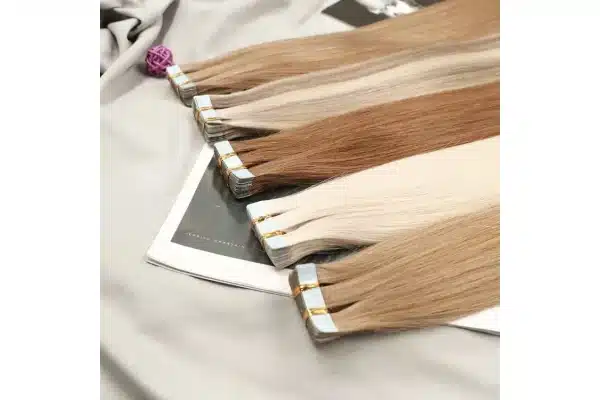 Mini tape in extension tabs shown for size and placement checks