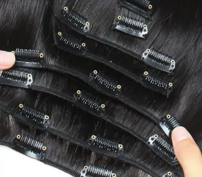 black classical clip in hair black classical clip in hair